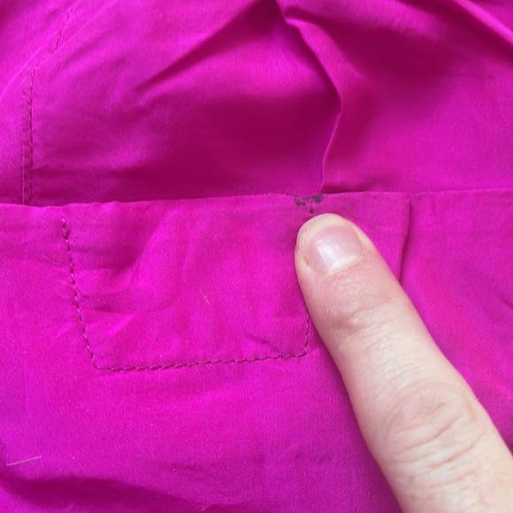 Hot Pink Helmut Lang Silk Joggers - Picture 4 of 5